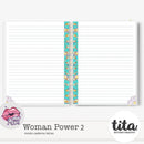 Woman Power 2 - Combo Capas Letras + Miolo Caderno