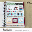 Santinhos 5  - Combo Encadernação