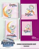 Astronauta - Uma Aventura Espacial - Combo Encadernação Baby GIRL