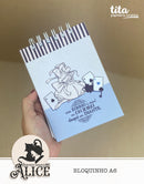 Alice Outline - Bloquinho A6