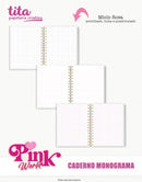 Pink World - Cadernos Monogramas