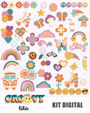 Groovy - Combo Ilustrações e Papéis