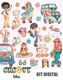 Groovy - Combo Ilustrações e Papéis