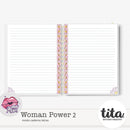 Woman Power 2 - Combo Capas Letras + Miolo Caderno