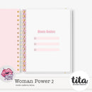 Woman Power 2 - Combo Capas Letras + Miolo Caderno