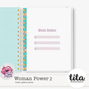 Woman Power 2 - Combo Capas Letras + Miolo Caderno