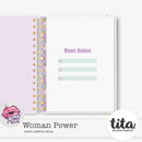 Woman Power 2 - Combo Capas Letras + Miolo Caderno