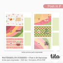 Watermelon Summer - Postits & Balinhas