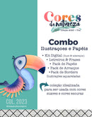 Cores da Natureza - Combo de Ilustrações de Papéis