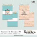 Santinhos 2 - Bloquinho A6