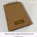 Coleção Masculina  - Capa Bloquinho A6