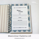 Coleção Masculina  - Caderno A5