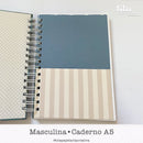 Coleção Masculina  - Caderno A5
