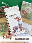 Doce Morango - Planner Diário Slim