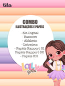 Lolly Girls - Combo Ilustrações e Papéis