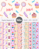 Lolly Girls - Combo Ilustrações e Papéis