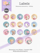 Star Girls - Combo Ilustrações e Papéis