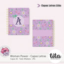 Woman Power 2 - Combo Capas Letras + Miolo Caderno