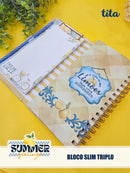 Summer Feelings - Bloco Slim Triplo ( Artes + Aulas)