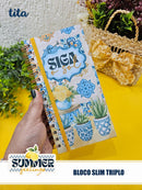 Summer Feelings - Bloco Slim Triplo ( Artes + Aulas)